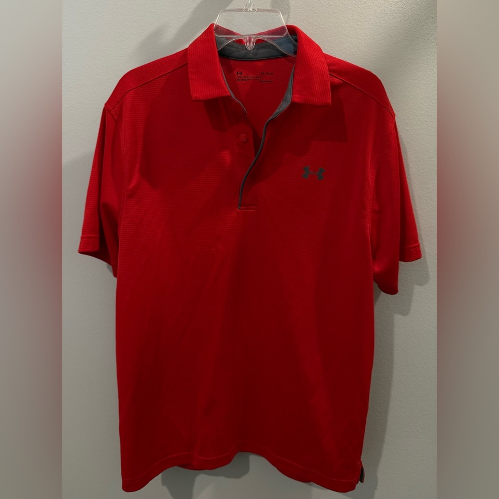 Under Armour Men's Polo Shirt in Red